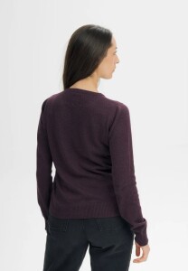 Mela Damen Cardigan Nameen Elderberry Melange