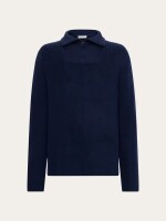 KnowledgeCotton Herren Pullover 1080046 merino half zip total eclipse