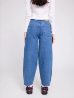 Mazine Damen Jeans Barrel mid blue