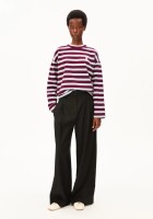 Armedangels Damen Pullover Frankaa Bold Iconic Å velvet red-soft blue-undyed