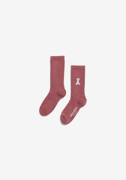 Armedangels Unisex Socken Saamus Bold velvet ember