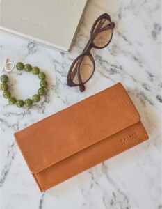 O My Bag Geldbörse Paus Pouch Cognac Stromboli Leather