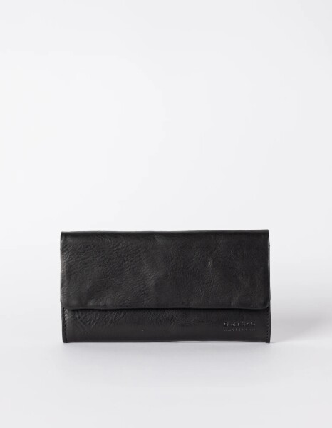 O My Bag Geldbörse Paus Pouch Black Stromboli Leather