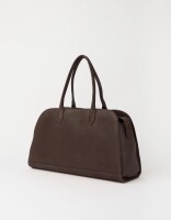 O My Bag Damen Handtasche Alma 13/14" Chocolate Soft Grain