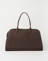 O My Bag Damen Handtasche Alma 13/14" Chocolate Soft Grain