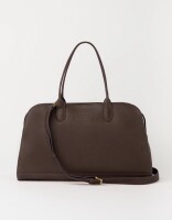 O My Bag Damen Handtasche Alma 13/14" Chocolate Soft Grain
