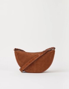 O My Bag Damen Handtasche LEO midi Crossbody Strap Cognac...