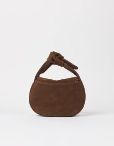O My Bag Handtasche Coco Croissant Chocolate Suede