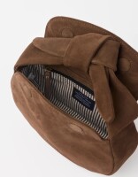 O My Bag Handtasche Coco Croissant Chocolate Suede