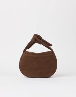 O My Bag Handtasche Coco Croissant Chocolate Suede