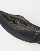 O My Bag Damen Handtasche LEO midi Crossbody Strap Universe Blue Suede