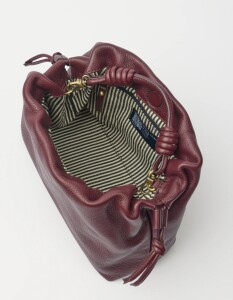 O My Bag Handtasche Kiki midi Dark Cherry Soft Grain