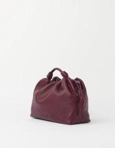O My Bag Handtasche Kiki midi Dark Cherry Soft Grain