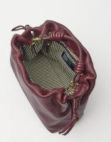 O My Bag Handtasche Kiki midi Dark Cherry Soft Grain
