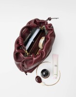 O My Bag Handtasche Kiki midi Dark Cherry Soft Grain