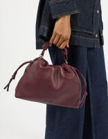 O My Bag Handtasche Kiki midi Dark Cherry Soft Grain