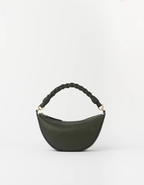 O My Bag Damen Handtasche LEO mini Twisted Handle Moss Soft Grain