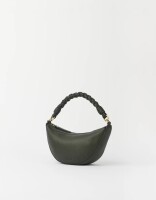 O My Bag Damen Handtasche LEO mini Twisted Handle Moss Soft Grain