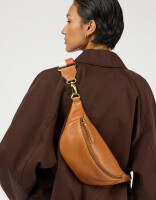 O My Bag Gürteltasche Niko Bum Bag w/Webbing Strap Striped Wild Oak Soft Grain