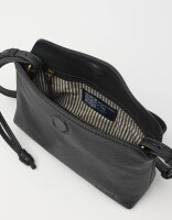 O My Bag Handtasche Sienna Mini Black Soft Grain Leather