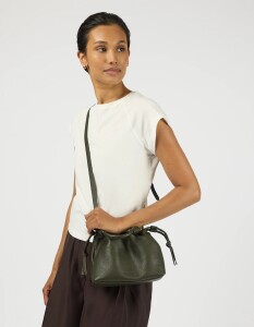 O My Bag Handtasche Kiki mini Moss Soft Grain