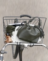 O My Bag Handtasche Kiki mini Moss Soft Grain