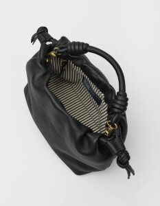 O My Bag Handtasche Kiki mini Black Soft Grain