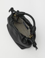 O My Bag Handtasche Kiki mini Black Soft Grain