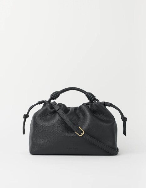 O My Bag Handtasche Kiki midi Black Soft Grain