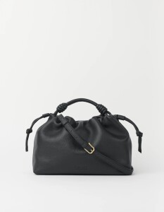 O My Bag Handtasche Kiki midi Black Soft Grain
