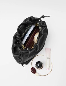 O My Bag Handtasche Kiki midi Black Soft Grain