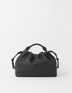 O My Bag Handtasche Kiki midi Black Soft Grain