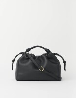 O My Bag Handtasche Kiki midi Black Soft Grain
