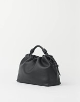 O My Bag Handtasche Kiki midi Black Soft Grain
