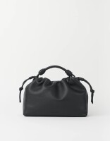 O My Bag Handtasche Kiki midi Black Soft Grain