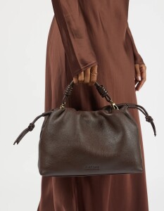 O My Bag Handtasche Kiki midi Chocolate Brown Soft Grain