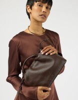 O My Bag Handtasche Kiki midi Chocolate Brown Soft Grain