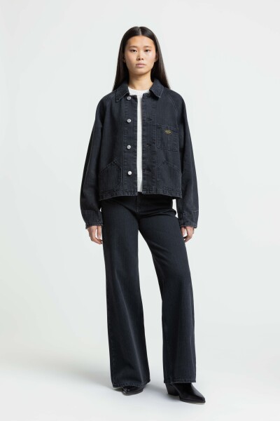 Kings of Indigo Damen Jeans Tanja Stripe Black Worn