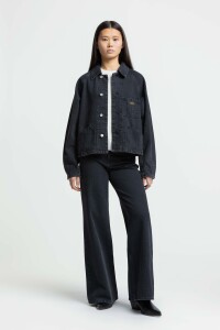 Kings of Indigo Damen Jeans Tanja Stripe Black Worn