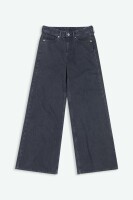 Kings of Indigo Damen Jeans Tanja Stripe Black Worn