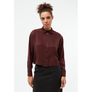Givn Damen Bluse GB-Savannah Wine Red (Tencel)