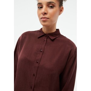 Givn Damen Bluse GB-Savannah Wine Red (Tencel)