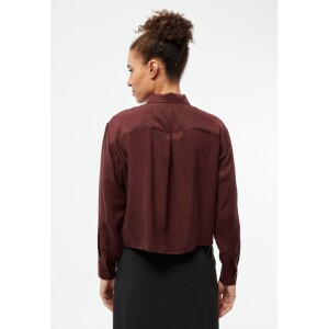 Givn Damen Bluse GB-Savannah Wine Red (Tencel)
