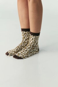 Jute Laune Unisex Socken Leopard