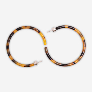 SASSTIE Ohrringe Hoop Dark Cheetah