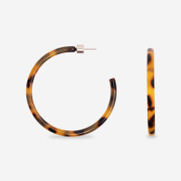 SASSTIE Ohrringe Hoop Dark Cheetah