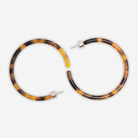 SASSTIE Ohrringe Hoop Dark Cheetah