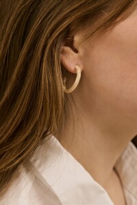 SASSTIE Ohrringe Loop Macadamia