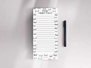 Typealive Notizheft Notizblock "schmal" Nearly Forgot