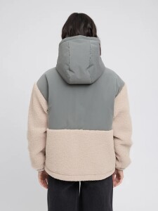 Mazine Damen Jacke Fabric Blocking Jacket light bottle/natural